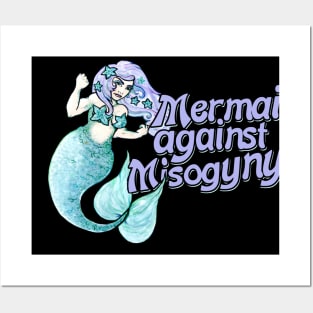 Mermaids against misogyny Posters and Art